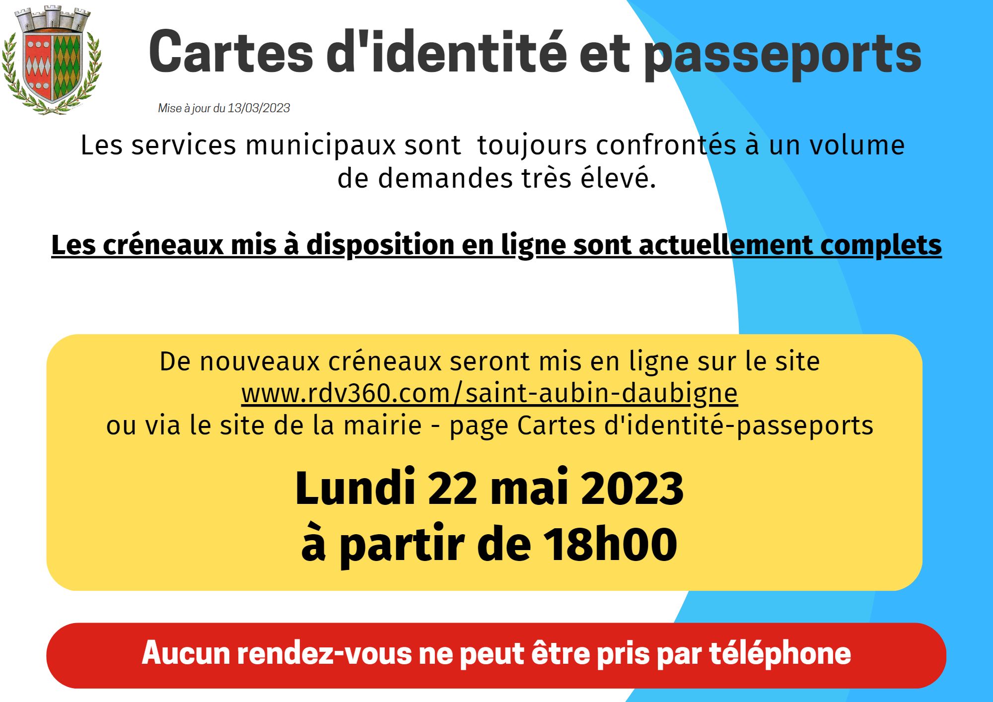Infos CNI et 
Passeports